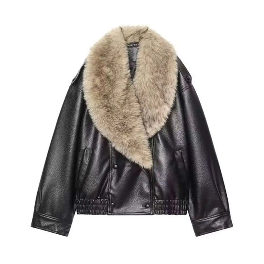 Chaqueta Aviador Oversize